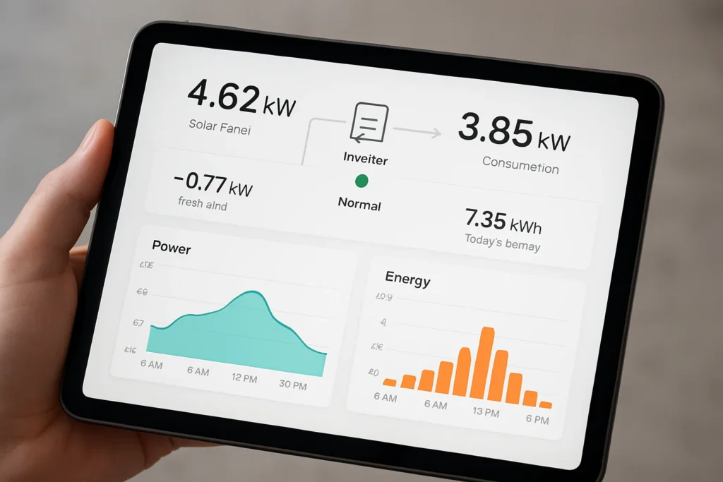 Giám sát điện mặt trời qua wifi